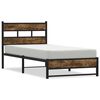 vidaXL Metallbett ohne Matratze R&auml;uchereiche 100x200 cm