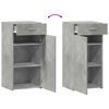 vidaXL Sideboard Betongrau 45x42,5x93 cm Holzwerkstoff