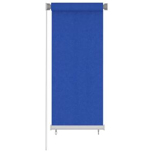 vidaXL Au&szlig;enrollo 65 (B) x 140 (H) cm Blau HDPE