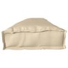 vidaXL Palettenkissen Beige 200 x 40 x 8 cm Oxford Stoff
