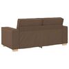 vidaXL 2-Sitzer Sofa Braun 140 cm Stoff