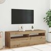 vidaXL TV-Schrank mit LED Artisan-Eiche 120x35x40 cm Holzwerkstoff