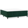 vidaXL Boxspringbettgestell Dunkelgr&uuml;n 200x200 cm Samt