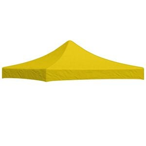 vidaXL Partyzelt-Dach 3x3 m Gelb 270 g/m&sup2;