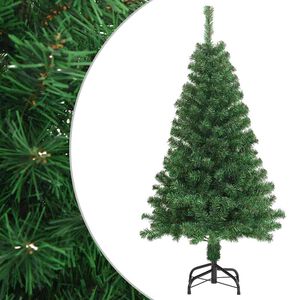 vidaXL K&uuml;nstlicher Weihnachtsbaum mit Dicken Zweigen Gr&uuml;n 150 cm PVC