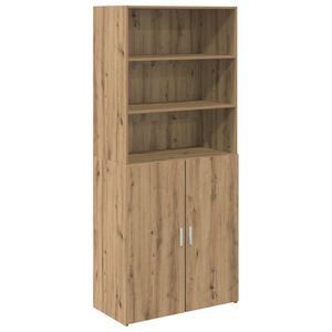 vidaXL Highboard Artisan-Eiche 80 x 42,5 x 185 cm Holzwerkstoff