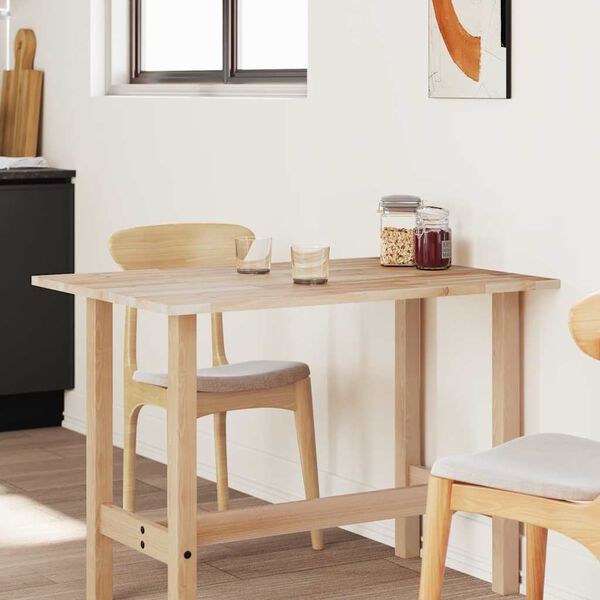 vidaXL Tischplatte Rechteckig 120x70x2 cm Massivholz Akazie