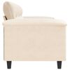 vidaXL 3-Sitzer-Sofa Beige 180 cm Mikrofasergewebe