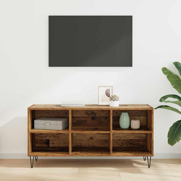 vidaXL TV-Schr&auml;nk Altholz 103,5 x 30 x 50 cm Holzwerkstoff