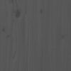 vidaXL Flurbank Grau 110x40x60 cm Massivholz Kiefer