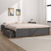 vidaXL Bett mit Schubladen Grau 120x190 cm