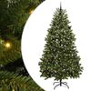 vidaXL K&uuml;nstlicher Weihnachtsbaum 240 cm 300 LEDs Warmes Wei&szlig; Gr&uuml;n