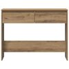 vidaXL Konsolentisch Artisan-Eiche 100x35x76,5 cm Holzwerkstoff