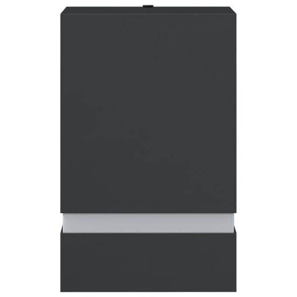 vidaXL Au&szlig;enwandleuchten 2 Stk. Schwarz Edelstahl