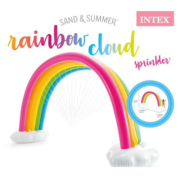 Intex Rainbow Cloud Sprinkler Mehrfarbig 300x109x180 cm