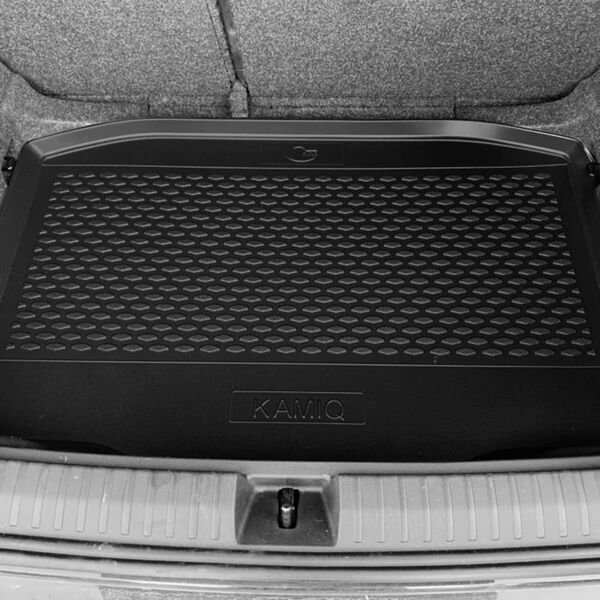 vidaXL Auto Kofferraummatte f&uuml;r &Scaron;koda KAMIQ (2020-) Gummi