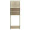 vidaXL Waschmaschinenschrank Sonoma-Eiche 64x25,5x190 cm Holzwerkstoff