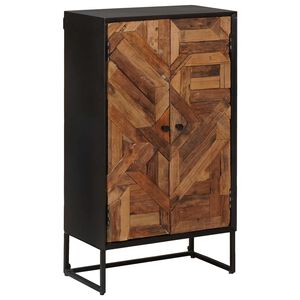 vidaXL Highboard 53 x 30 x 95 cm Massiv Holz und engineered Wood