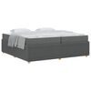 vidaXL Bettrahmen Dunkelgrau 200 x 200 cm Stoff