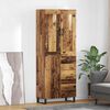vidaXL Highboard Altholz 69,5 x 34 x 180 cm Holzwerkstoff
