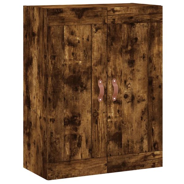 vidaXL Wandschrank R&auml;uchereiche 69,5x34x90 cm Holzwerkstoff