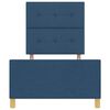 vidaXL Bettgestell mit Kopfteil Blau 80 x 200 cm Stoff