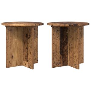 vidaXL Pflanzenst&auml;nder 2 pcs Altholz 40 x 40 x 40 cm Holzwerkstoff