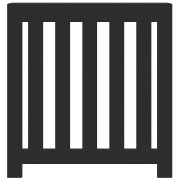 vidaXL Heizk&ouml;rperverkleidung Schwarz 78x20x82 cm Holzwerkstoff