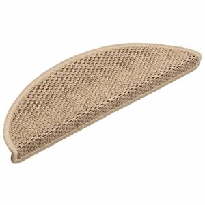vidaXL Stufenmatten Selbstklebend Sisal-Optik 15 Stk. 56x17x3 cm Sand