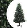 vidaXL K&uuml;nstlicher klappbarer Weihnachtsbaum 150 cm PVC und Metall