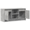vidaXL TV-Schrank mit LED-Beleuchtung Betongrau 100x34x50 cm