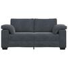 vidaXL Zweisitzer-Sofa Dunkelgrau 180x77x82 cm Samt