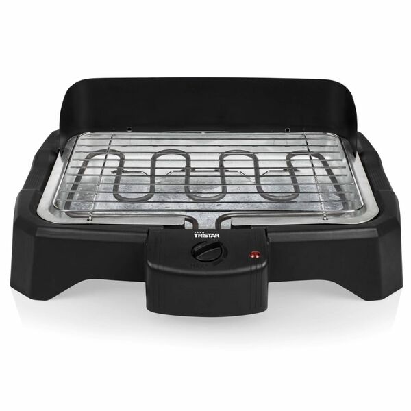 Tristar Elektrischer Tischgrill 2000 W 34,5 x 23 cm Schwarz