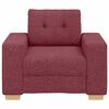 vidaXL Sofa-Sessel Weinrot 60 cm Stoff