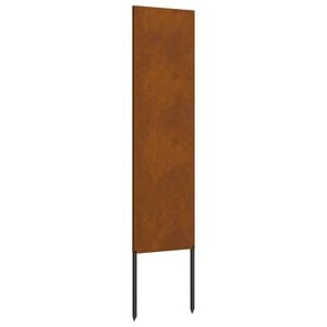 vidaXL Garten Sichtschutz-Leinwand Rostoptik 32 x 140 cm