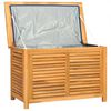 vidaXL Gartenbox mit Beutel 90x50x58 cm Massivholz Teak