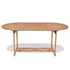 vidaXL Gartentish 180x90x75 cm Teak Massivholz