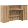 vidaXL Empfangstheke Artisan-Eiche 180x50x103,5 cm Holzwerkstoff