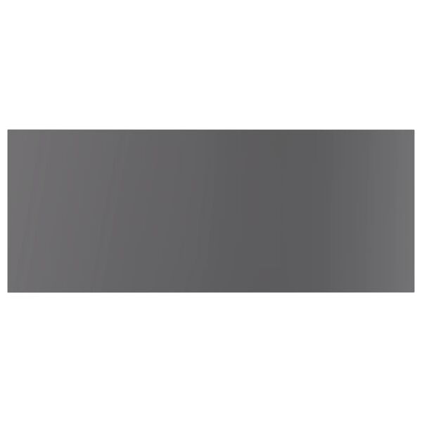 vidaXL B&uuml;cherregal-Bretter 4 Stk. Hochglanz-Grau 100x40x1,5 cm