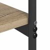 vidaXL Konsolentisch Sonoma-Eiche 101 x 35 x 80,5 cm Holzwerkstoff