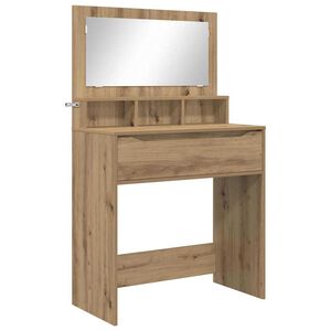 vidaXL Schlafzimmer-Frisiertische Artisan-Eiche 80 x 39,6 x 135 cm