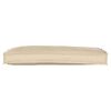 vidaXL Kissen Beige 100 x 40 x 8 cm Oxford-Stoff