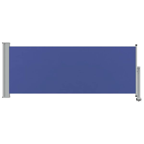 vidaXL Ausziehbare Seitenmarkise 100x300 cm Blau