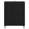 vidaXL Sideboard Schwarz Eichen-Optik 69,5 x 34 x 90 cm