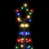 vidaXL LED Weihnachtsbaum 200 LEDs Mehrfarbig 180 cm