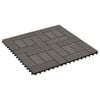 vidaXL Terrassenfliese 22 pcs Dunkelbraun 30 x 30 cm WPC