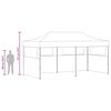 vidaXL Pop-Up-Partyzelt Faltbar Creme 3&times;6 m