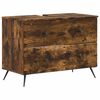 vidaXL Waschbeckenschrank BREDA Raucheiche 82 x 41 x 59 cm