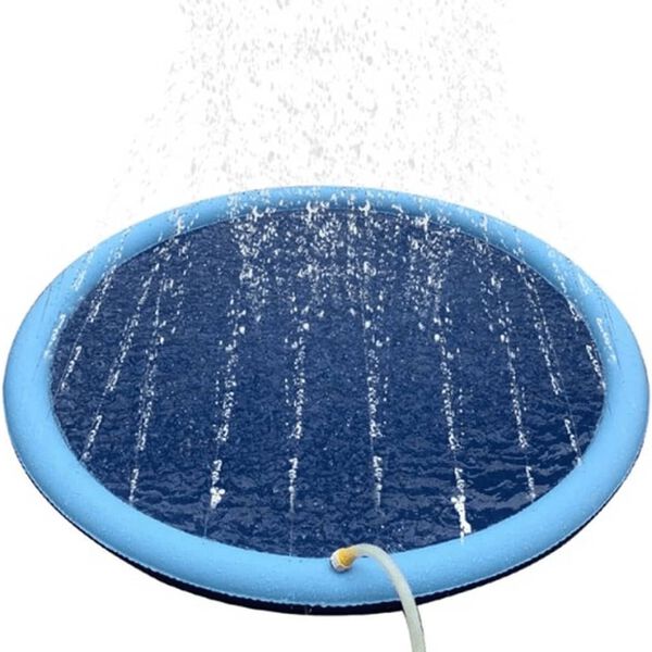 Animal Boulevard Sprinklermatte f&uuml;r Haustier Cooling L &Oslash; 150 cm Blau