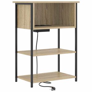 vidaXL Nachttisch Sonoma-Eiche 55 x 31 x 76 cm Holzwerkstoff